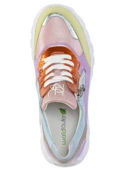 New WALDLÄUFER Waldläufer, trendige Damen-Sneaker, Weite H, mit herausnehmbarem Fußbett MULTICOLOR