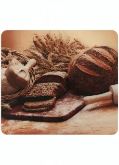 New WENKO Wandblende aus Glas, Motiv BROT