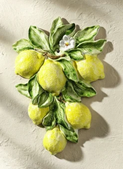 Clearance BADER Wanddekoration aus italienischer Keramik GELB