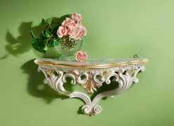 Discount BADER Wandkonsole im Barock-Stil ELFENBEIN-GOLD