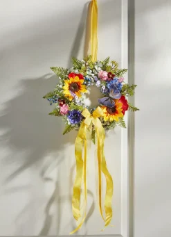 Online BADER Wandkranz mit Sonnenblumen bunt