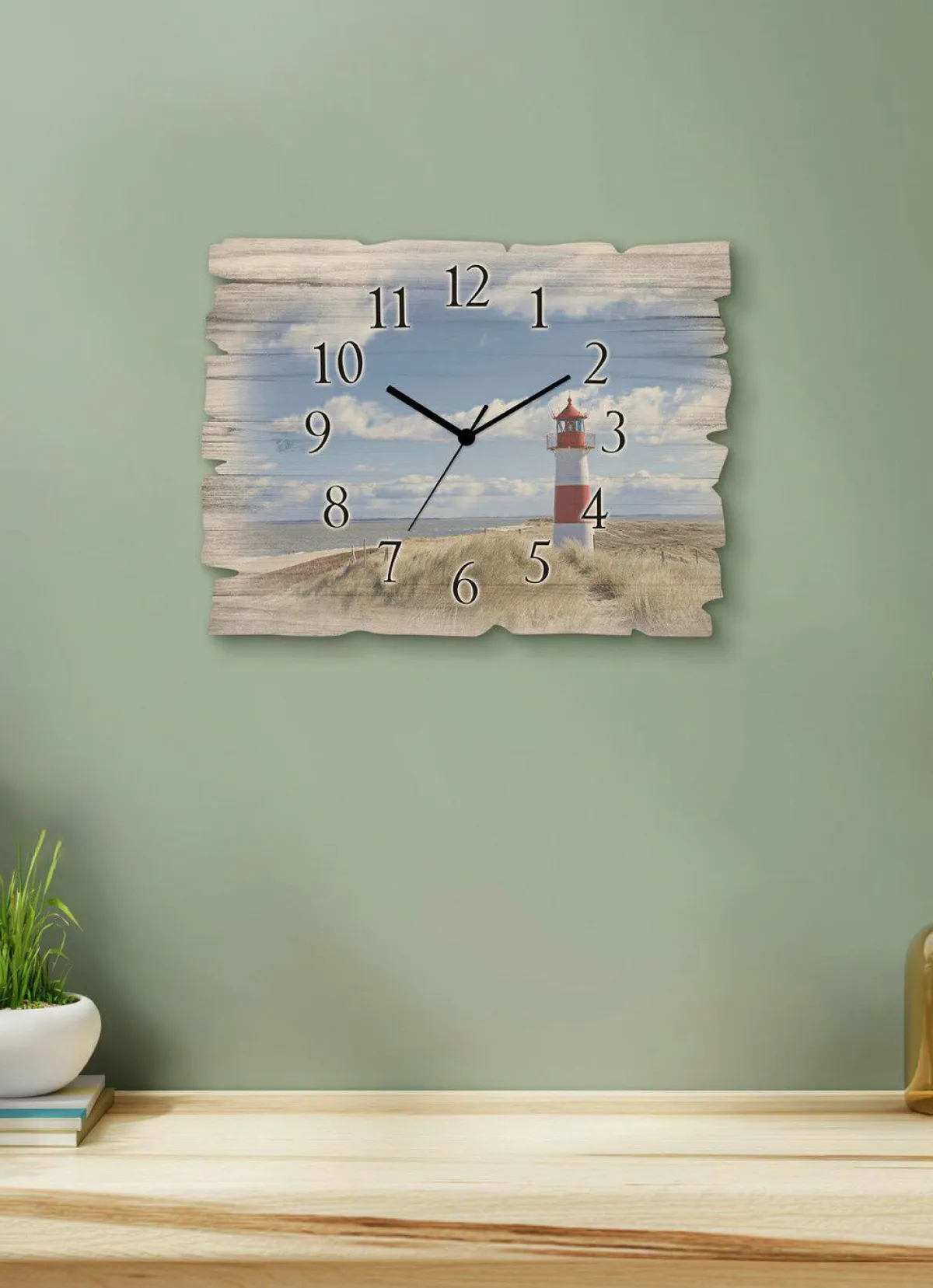 Online BADER Wanduhr Quarzuhrwerk BUNT
