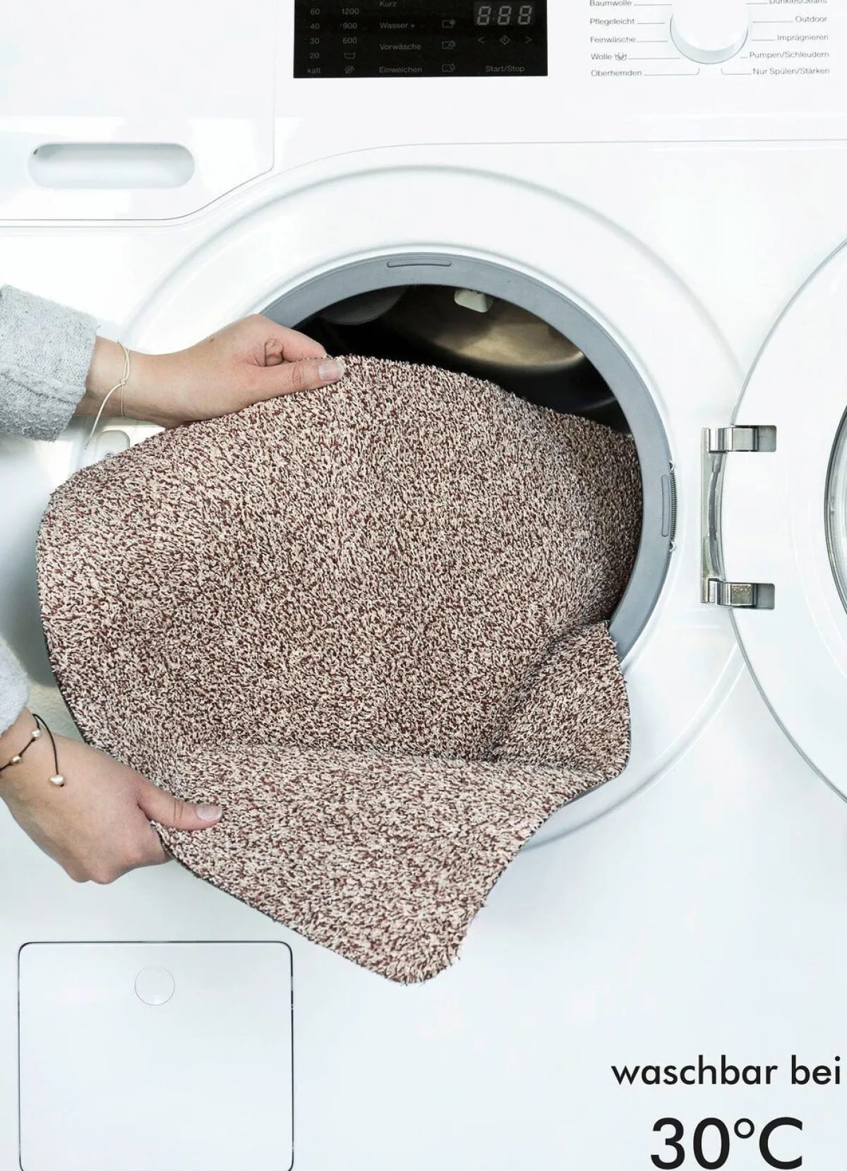 Hot BADER Waschbare Schmutzfangmatte für innen und außen HELLBEIGE