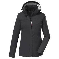 BADER Wasser- und winddichte Damen-Funktionsjacke SCHWARZ