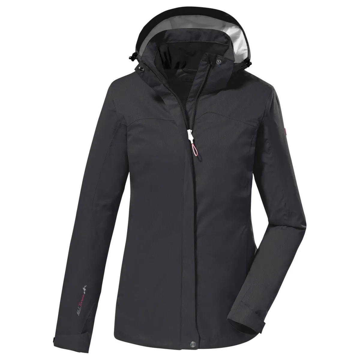 BADER Wasser- und winddichte Damen-Funktionsjacke SCHWARZ