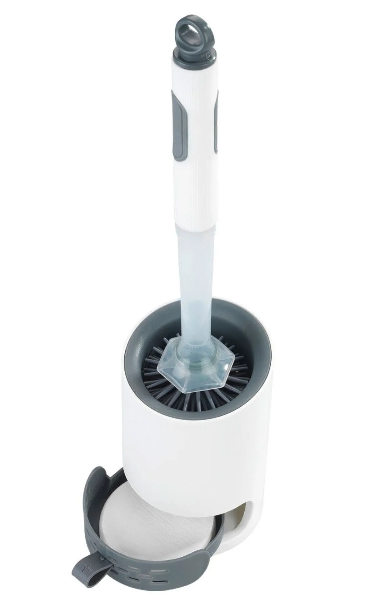 Discount BADER WC-Garnitur 2in1 WEISS-GRAU