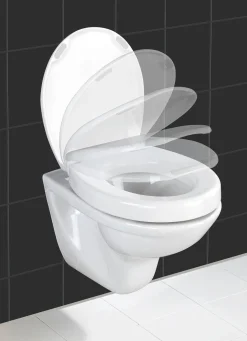 Sale BADER WC-Sitz mit Sitzflächenerhöhung WEISS