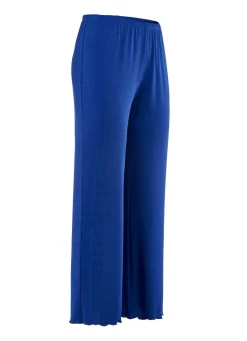 Best KLAUS MODELLE MADE IN GERMANY Weich fließende, 7/8-lange Hose ROYALBLAU