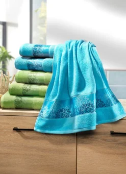 Online BADER Weiche Frottier-Serie mit hochwertiger Jacquard-Bordüre