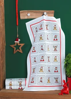 Online BADER Weihnachtliche Geschirrtücher, 3er-Set BUNT