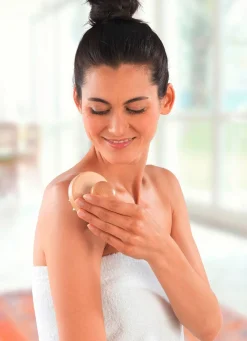 Online BADER Wellness Massagebürste 2in1 BRAUN-WEISS