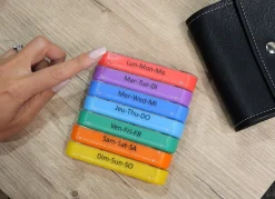 Discount BADER Wellys® Pillenbox 7 Tage mit Etui schwarz-bunt