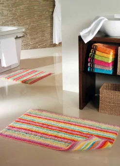 Hot CAWÖ Wende-Badteppich aus 100% Baumwolle MULTICOLOR