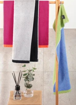 Clearance CAWÖ Wende-Frottier-Serie BLAU-PISTAZIE