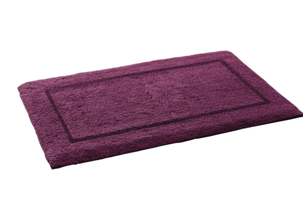 Best BADER Wendegarnitur aus 100% Baumwolle PFLAUME
