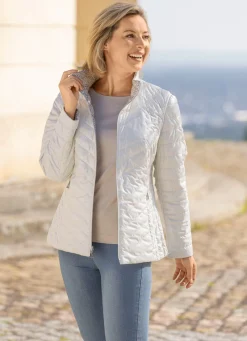 BADER Wendejacke mit Reißverschlussleiste ECRU-BEIGE