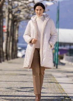BADER Wende-Kurzmantel im Oversized-Look CREME