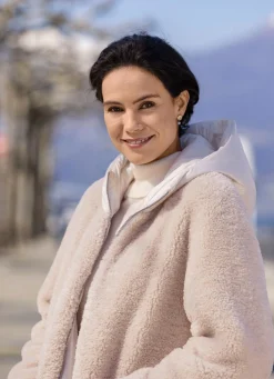 BADER Wende-Kurzmantel im Oversized-Look CREME