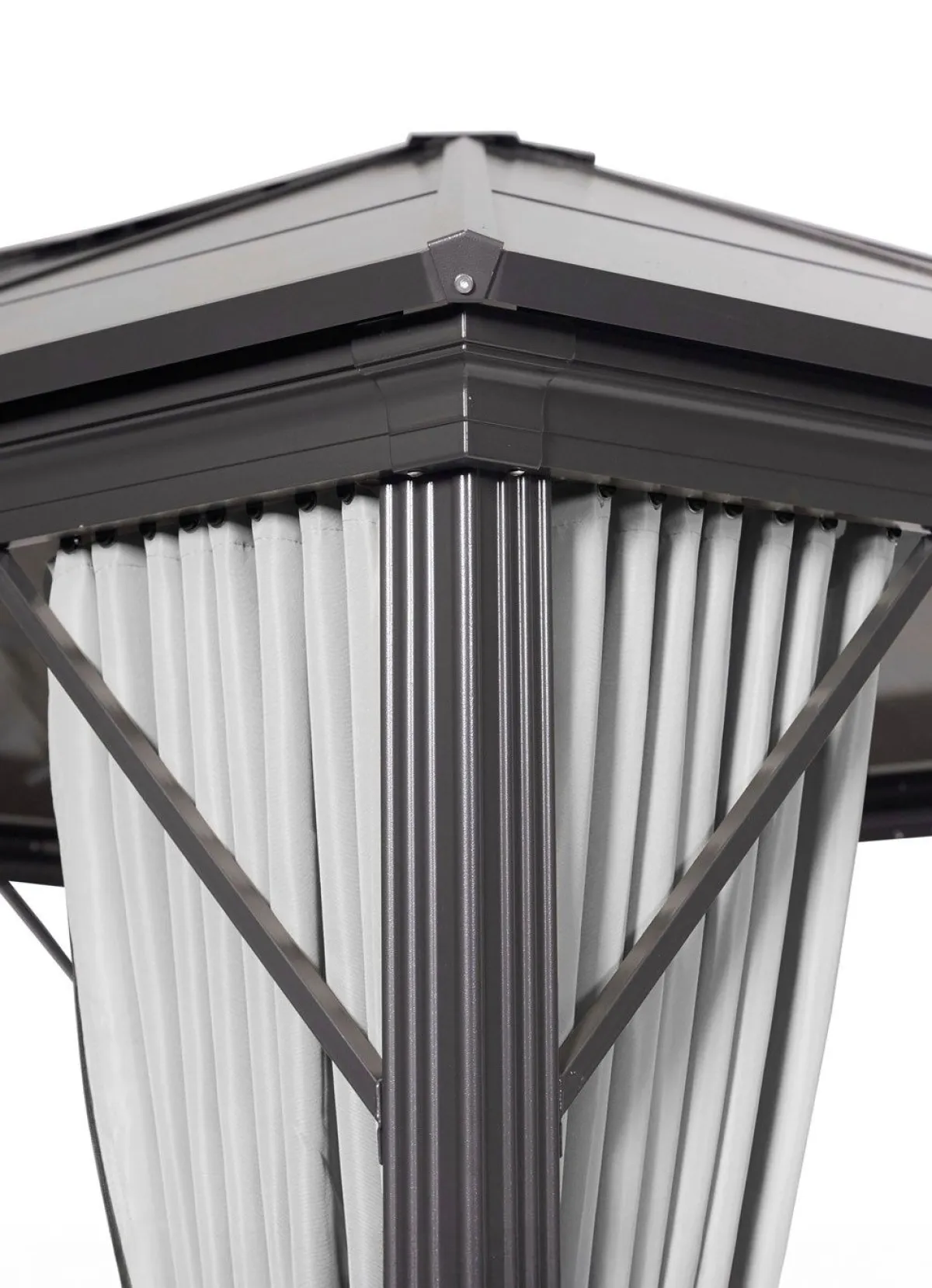 Sale BADER Wetterfester Kuppelpavillon mit stabilem Gestell anthrazit