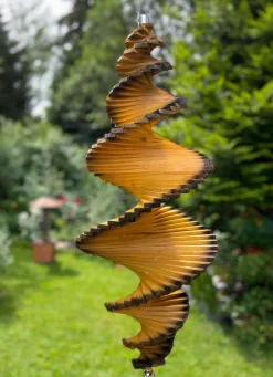 Online BADER Wetterfestes Holz-Windspiel NATUR