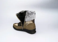 Online BADER Winterstiefel mit Kunstpelzrand OLIV