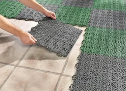 Best BADER Witterungsbeständige Terrassenfliesen mit Klicksystem DUNKELGRAU