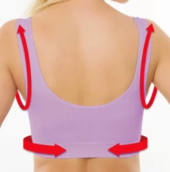 Hot BADER Wohlfühl-BH, 3er-Set ROSA-LAVENDEL-BLAU