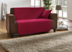 Hot BADER Wohnaccessoires aus hochwertigem Chenille BORDEAUX