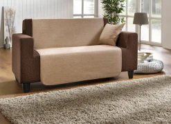 Best BADER Wohnaccessoires aus hochwertigem Chenille SAND