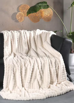 Sale BADER Wohnaccessoires in weicher Super-Soft-Touch Qualität CREME