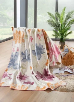 Sale VILLEROY & BOCH Wohndecke von mit Blütenmotiven BUNT