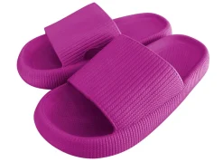 Clearance BADER Wolken-Slipper relaxvital mit geriffelter Sohle BEERE
