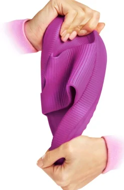 Clearance BADER Wolken-Slipper relaxvital mit geriffelter Sohle BEERE