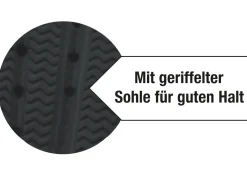Clearance BADER Wolken-Slipper relaxvital mit geriffelter Sohle SCHWARZ
