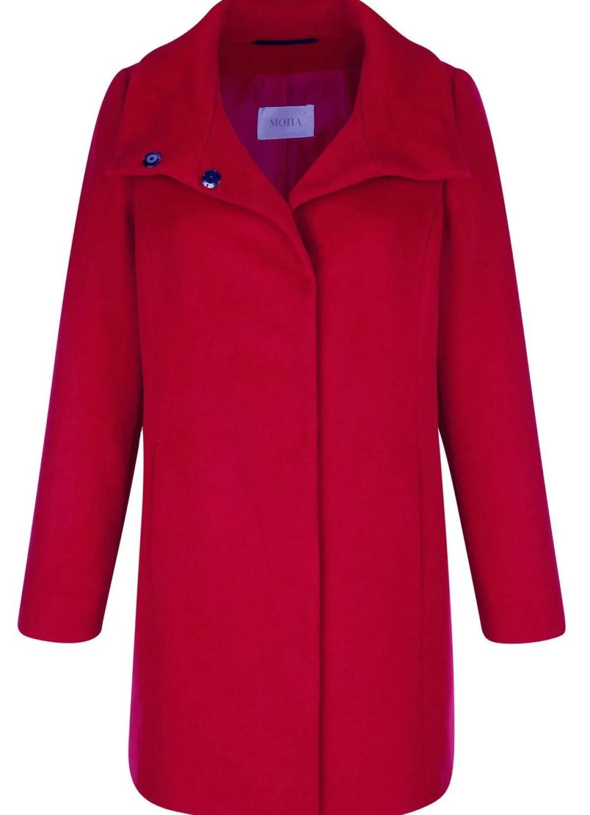 Sale BADER Wolljacke mit verdeckter Druckerleiste ROT