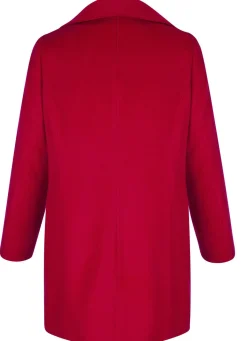 Sale BADER Wolljacke mit verdeckter Druckerleiste ROT