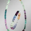 Clearance BADER Wunderschöne Garnitur mit Hämatit, beh. und Fluorit in Multicolor
