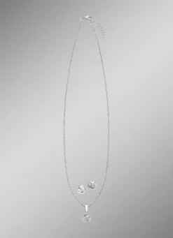 Online BADER Wunderschönes Schmuck-Set aus Silber, 2-teilig