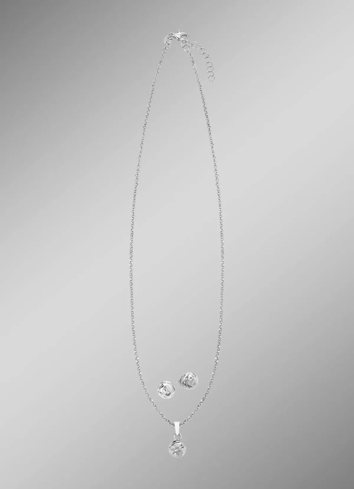 Online BADER Wunderschönes Schmuck-Set aus Silber, 2-teilig