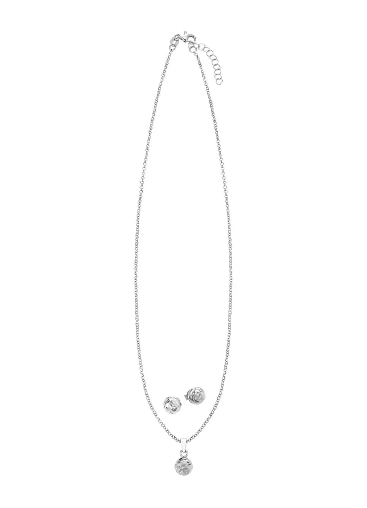 Online BADER Wunderschönes Schmuck-Set aus Silber, 2-teilig