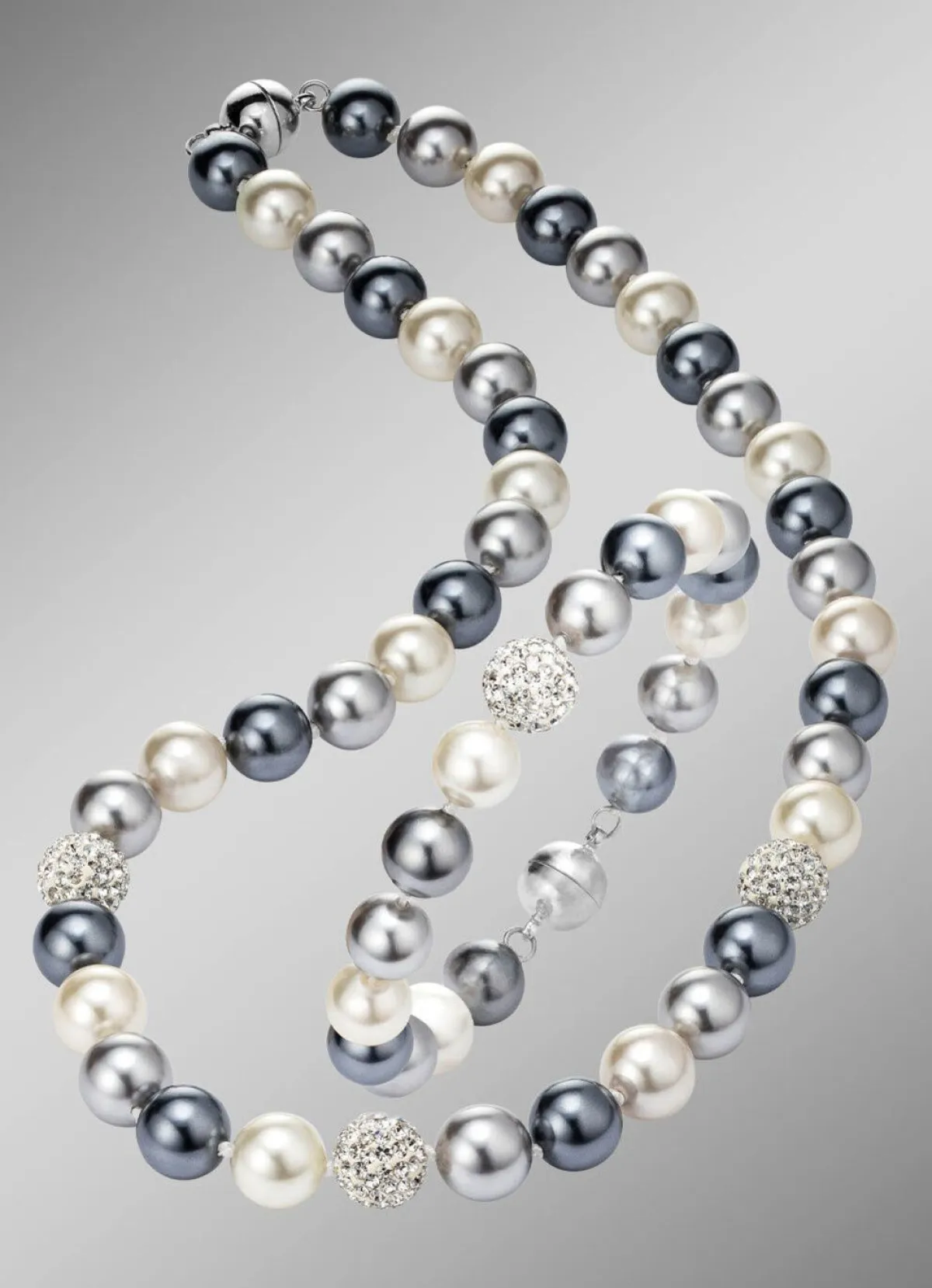 BADER Wunderschön schimmerndes, 2-teiliges Schmuck-Set BUNT