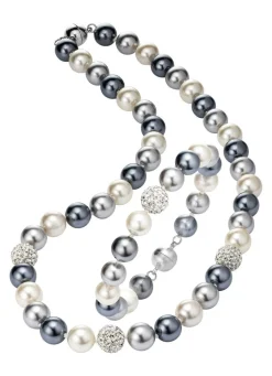 BADER Wunderschön schimmerndes, 2-teiliges Schmuck-Set BUNT
