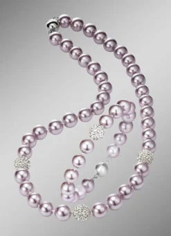 Online BADER Wunderschön schimmerndes, 2-teiliges Schmuck-Set FLIEDER