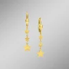 Hot BADER Wundervolle Sternen-Ohrringe aus Gold 585/- fein