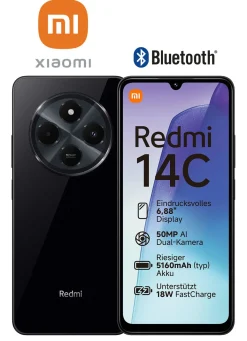 New Xiaomi Smartphone Redmi 14C SCHWARZ