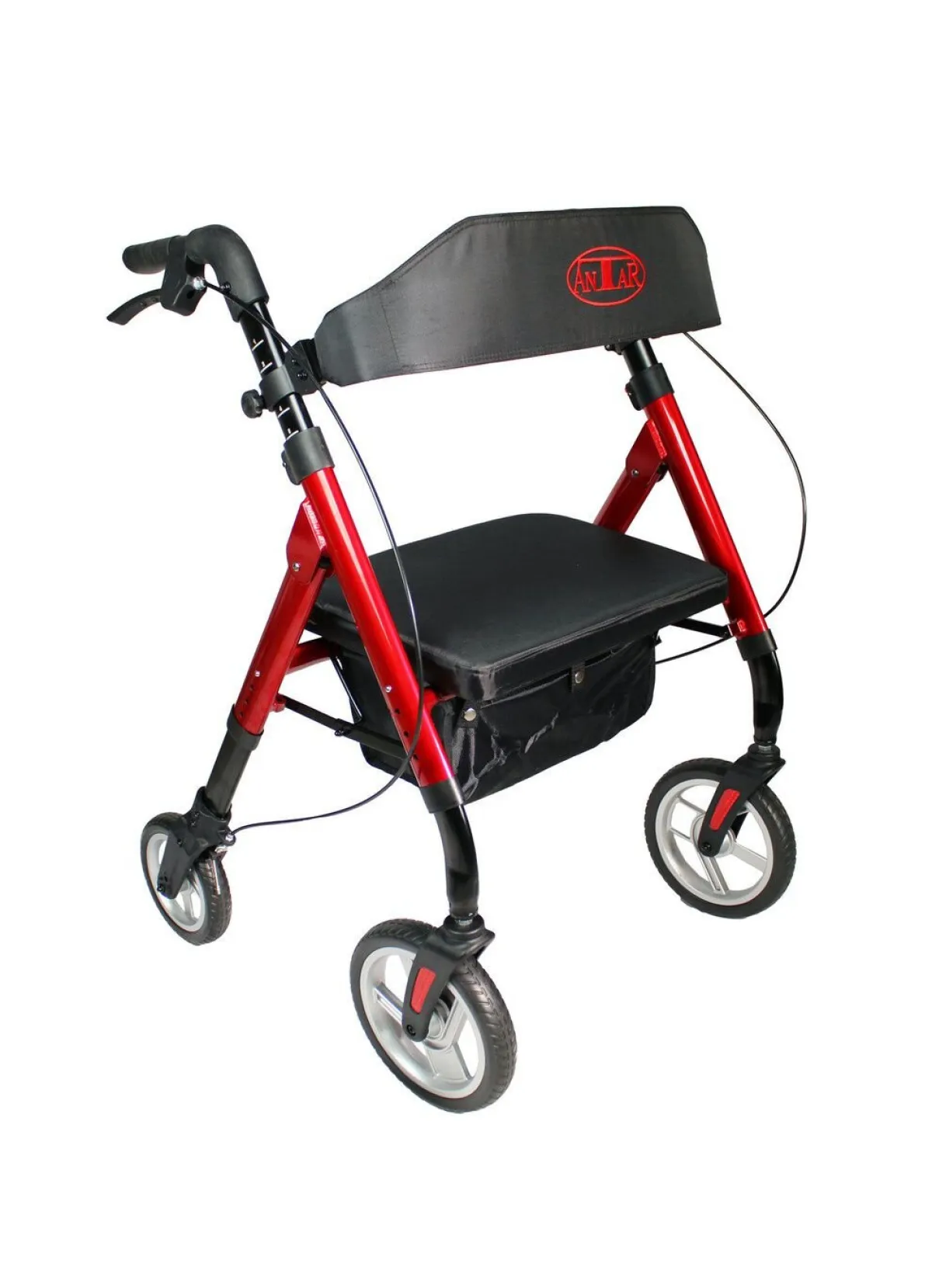 Discount BADER XL Rollator aus Aluminium ROT