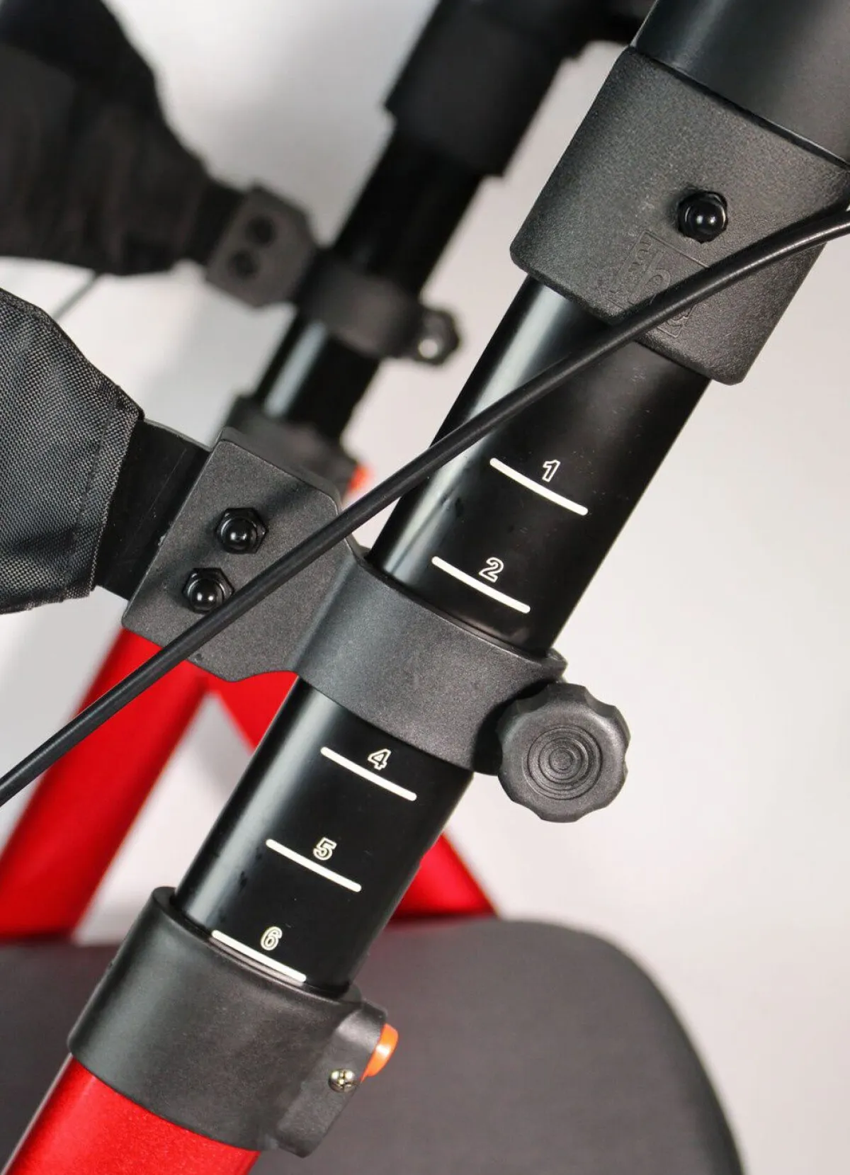 Discount BADER XL Rollator aus Aluminium ROT