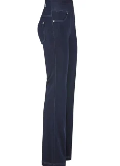 Online ASCARI Yoga-Jeans mit ausgestellter Fußweite DUNKELBLAU