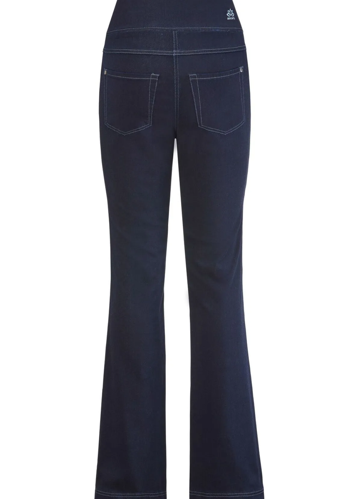 Online ASCARI Yoga-Jeans mit ausgestellter Fußweite DUNKELBLAU