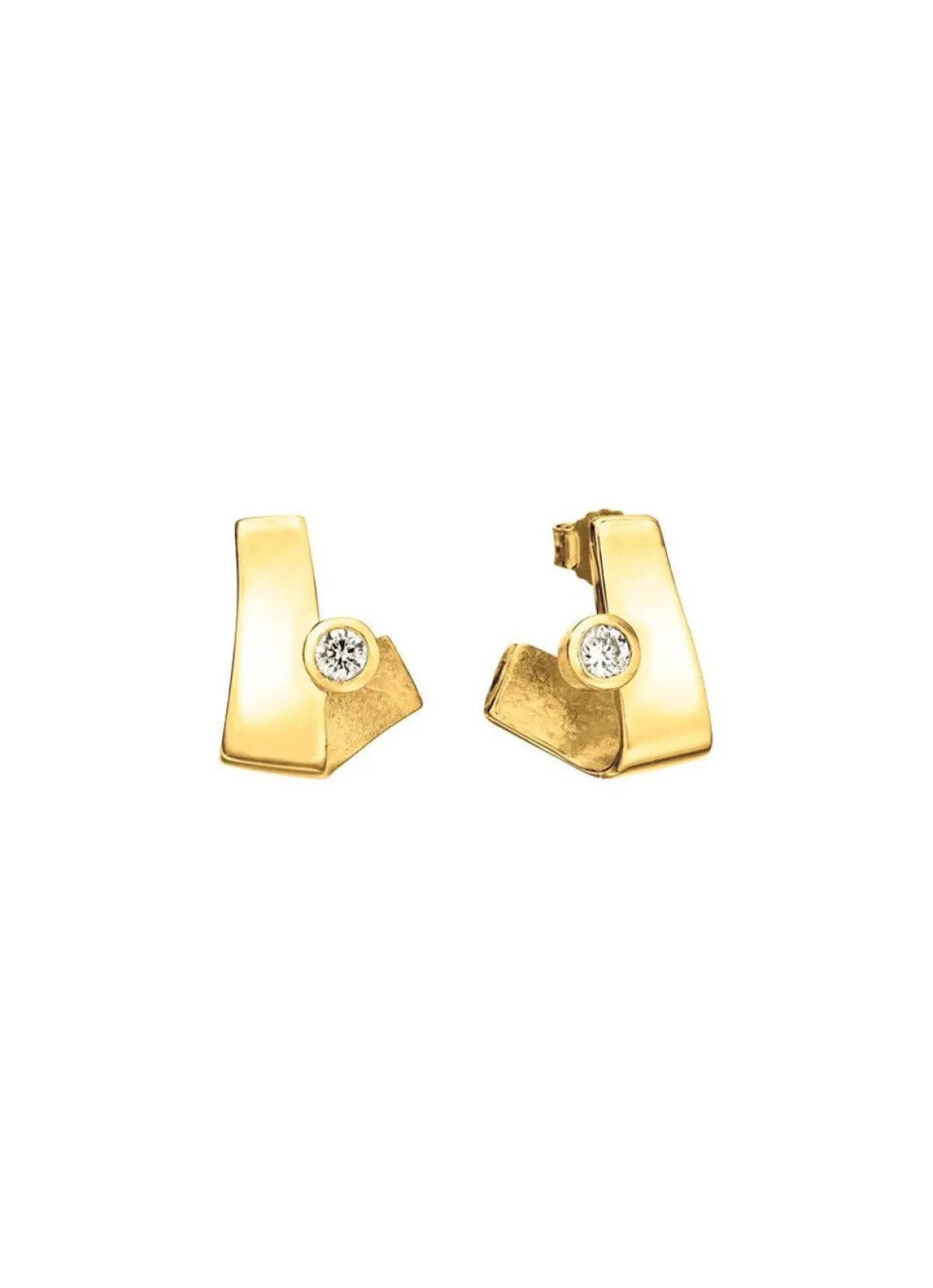New BADER Zarte Brillanz – Ohrstecker aus edlem Gold